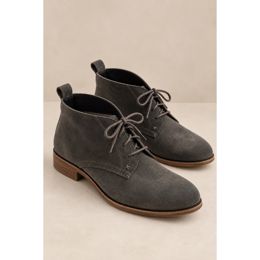 Wolverine Mens Grey Suede Chukka Ankle Boots W08131 Lace Up Desert Boots 7.5